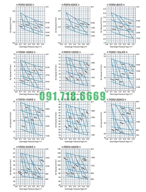 Máy thổi khí Tsurumi RSR-KS làm mát bằng không khí